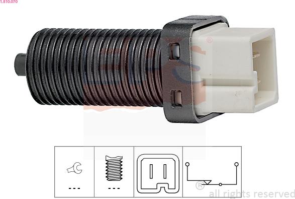EPS 1.810.070 - Brake Light Switch xparts.lv