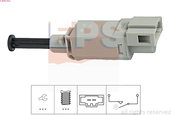 EPS 1.810.152 - Выключатель, привод сцепления (Tempomat) xparts.lv
