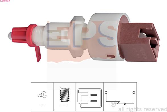 EPS 1.810.157 - Выключатель, привод сцепления (Tempomat) xparts.lv