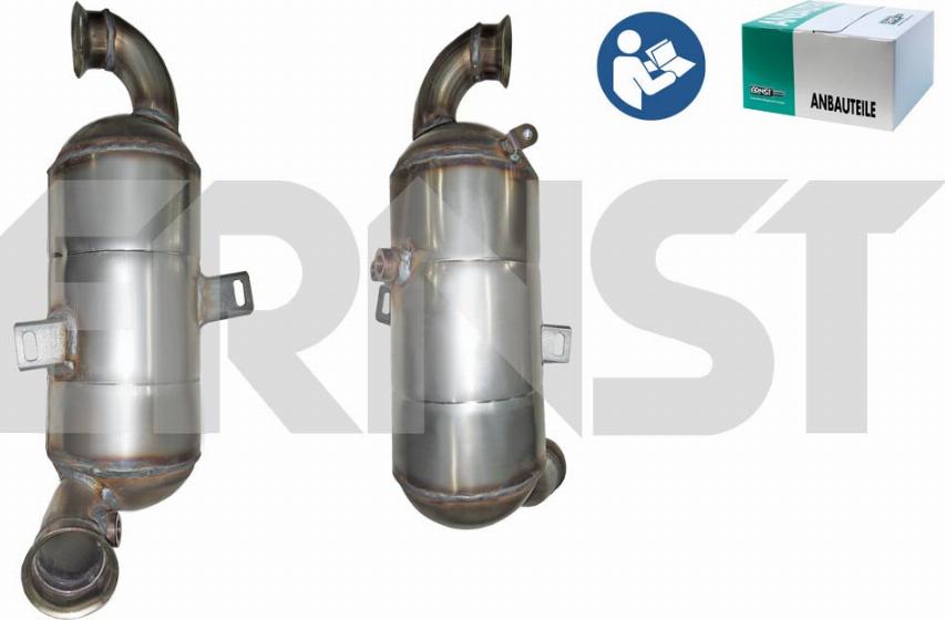 ERNST 911009 - Nosēdumu / Daļiņu filtrs, Izplūdes gāzu sistēma xparts.lv