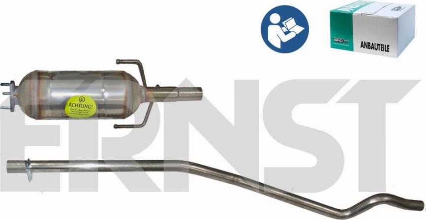 ERNST 920186 - Soot / Particulate Filter, exhaust system xparts.lv