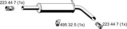 ERNST 645072 - Vidējais izpl. gāzu trokšņa slāpētājs xparts.lv