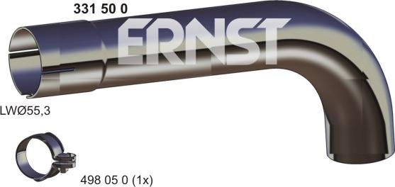 ERNST 331500 - Труба выхлопного газа xparts.lv