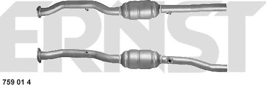 ERNST 759014 - Catalytic Converter xparts.lv