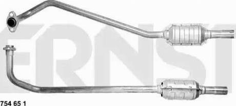 ERNST 754651 - Catalytic Converter xparts.lv