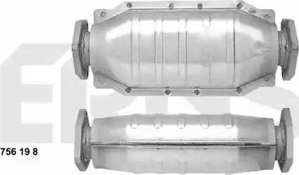 ERNST 756198 - Catalytic Converter xparts.lv