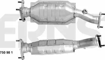 ERNST 750981 - Catalytic Converter xparts.lv