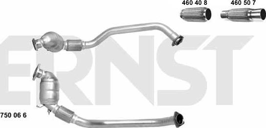 ERNST 750066 - Catalytic Converter xparts.lv