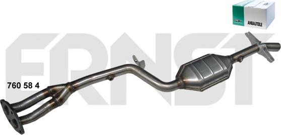ERNST 760584 - Catalytic Converter xparts.lv