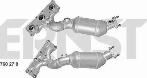 ERNST 760270 - Catalytic Converter xparts.lv