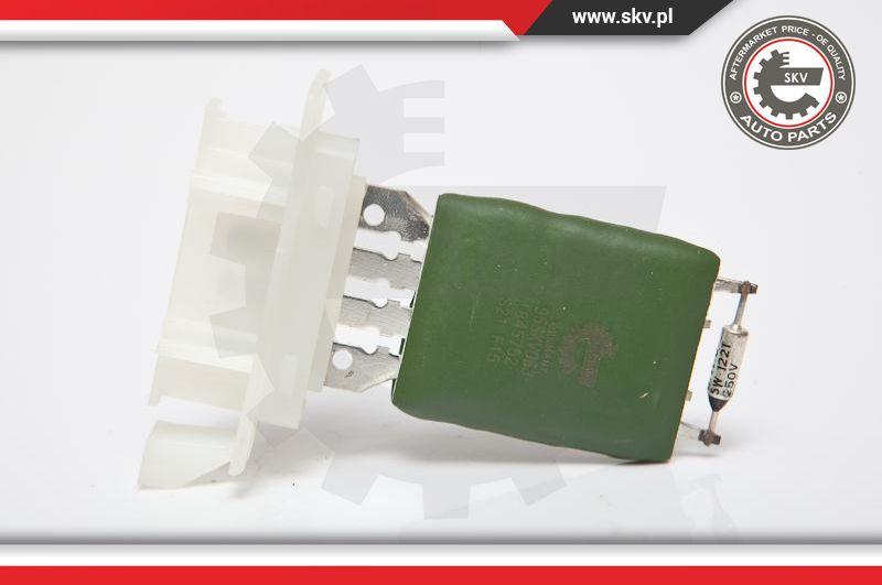 Esen SKV 95SKV063 - Resistor, interior blower xparts.lv