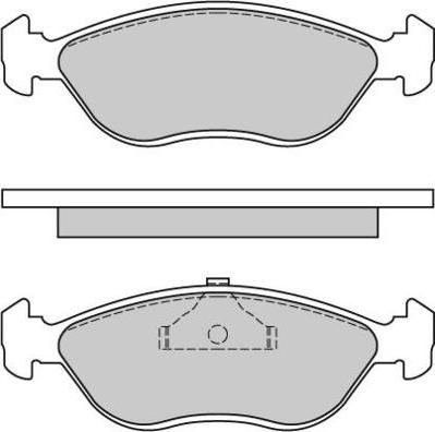 E.T.F. 12-0656 - Brake Pad Set, disc brake xparts.lv