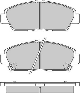 E.T.F. 12-0621 - Brake Pad Set, disc brake xparts.lv