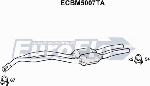 EuroFlo ECBM5007TA - Catalytic Converter xparts.lv