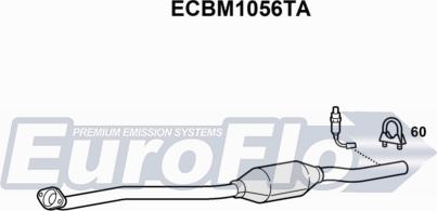 EuroFlo ECBM1056TA - Catalytic Converter xparts.lv