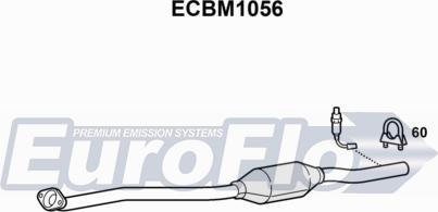 EuroFlo ECBM1056 - Catalytic Converter xparts.lv