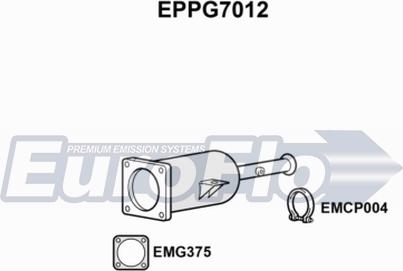 EuroFlo EPPG7012 - Nosēdumu / Daļiņu filtrs, Izplūdes gāzu sistēma xparts.lv