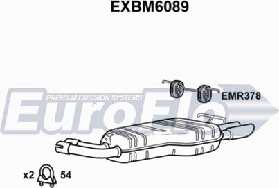 EuroFlo EXBM6089 - End Silencer xparts.lv
