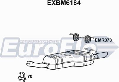 EuroFlo EXBM6184 - End Silencer xparts.lv