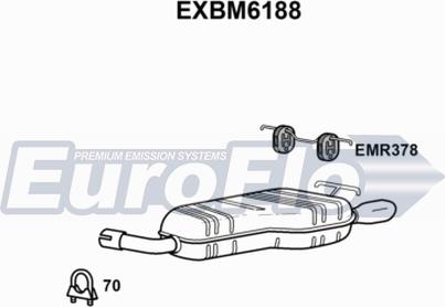 EuroFlo EXBM6188 - End Silencer xparts.lv