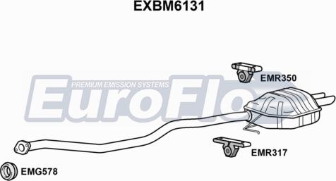 EuroFlo EXBM6131 - End Silencer xparts.lv
