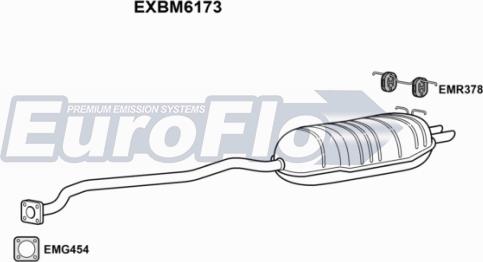 EuroFlo EXBM6173 - End Silencer xparts.lv