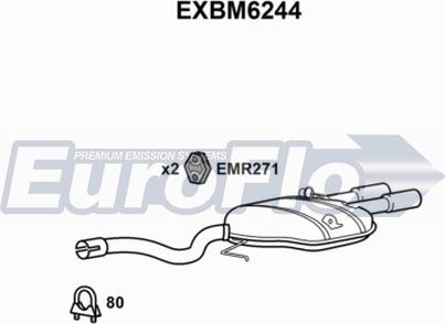 EuroFlo EXBM6244 - End Silencer xparts.lv