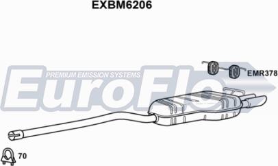 EuroFlo EXBM6206 - End Silencer xparts.lv