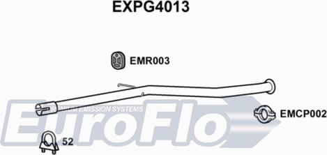 EuroFlo EXPG4013 - Izplūdes caurule xparts.lv