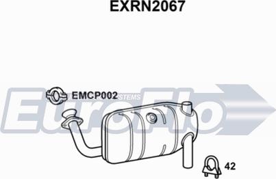 EuroFlo EXRN2067 - Izplūdes caurule xparts.lv