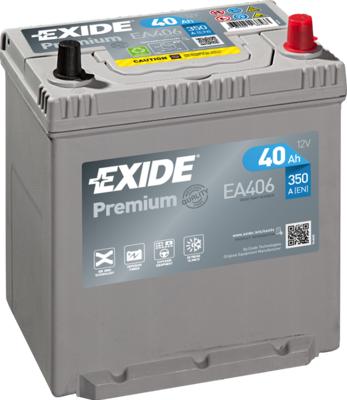 Exide EA406 - Startera akumulatoru baterija xparts.lv