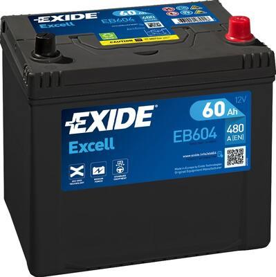 Exide EB604 - Startera akumulatoru baterija xparts.lv