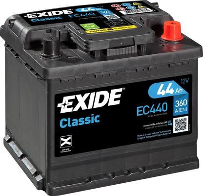 Exide EC440 - Starter Battery xparts.lv