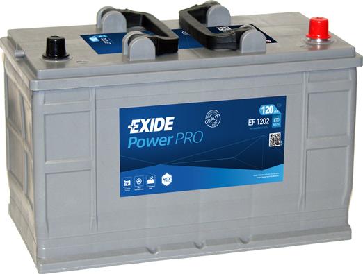 Exide EF1202 - Starter Battery xparts.lv