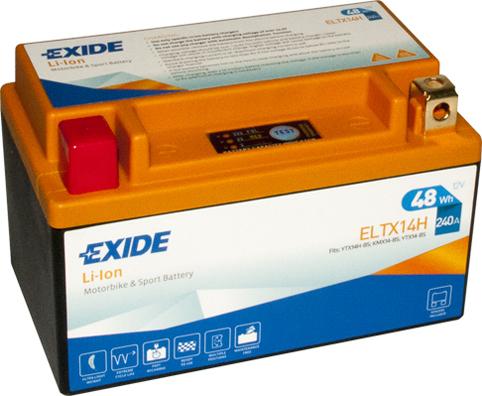 Exide ELTX14H - Startera akumulatoru baterija xparts.lv