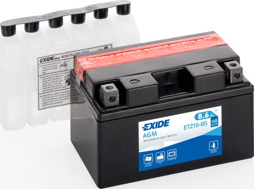 Exide ETZ10-BS - Starter Battery xparts.lv