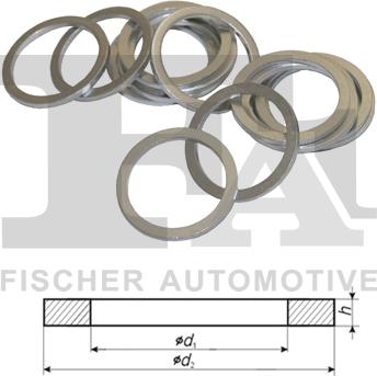 FA1 580.870.010 - Уплотнительное кольцо, резьбовая пробка маслосливного отверстия xparts.lv
