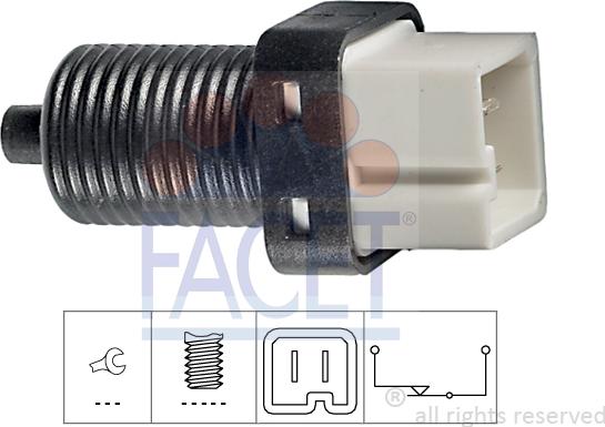 FACET 7.1091 - Brake Light Switch xparts.lv