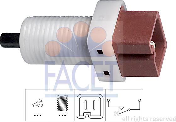 FACET 7.1192 - Switch, clutch control (cruise control) xparts.lv