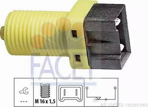 FACET 7.1133 - Switch, clutch control (engine timing) xparts.lv