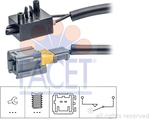 FACET 7.1210 - Switch, clutch control (cruise control) xparts.lv