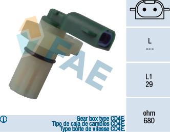 FAE 79087 - Sensor, crankshaft pulse xparts.lv