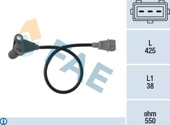 FAE 79364 - Sensor, crankshaft pulse xparts.lv