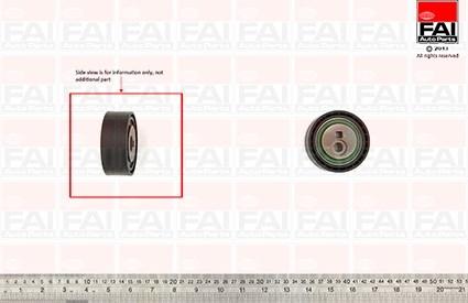 FAI AutoParts T9604 - Deflection / Guide Pulley, v-ribbed belt xparts.lv