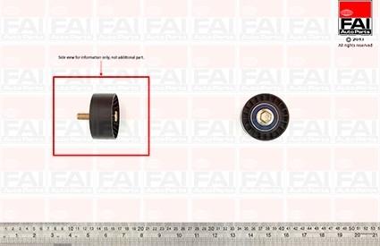 FAI AutoParts T9364 - Deflection / Guide Pulley, timing belt xparts.lv