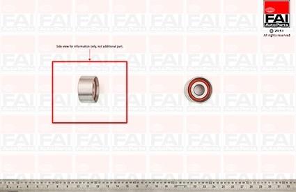 FAI AutoParts T9277 - Deflection / Guide Pulley, timing belt xparts.lv
