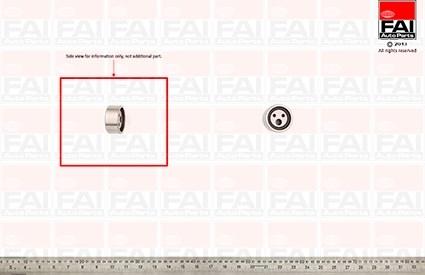 FAI AutoParts T6085 - Tensioner Pulley, timing belt xparts.lv