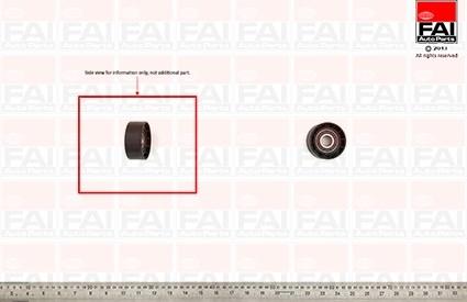 FAI AutoParts T1017 - Deflection / Guide Pulley, v-ribbed belt xparts.lv