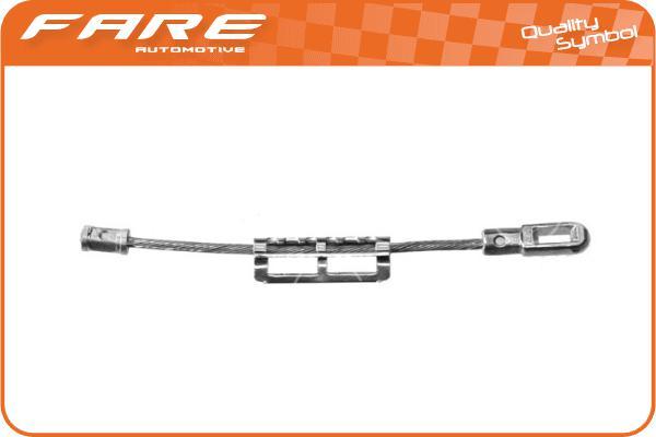FARE SA 18644 - Cable, parking brake xparts.lv
