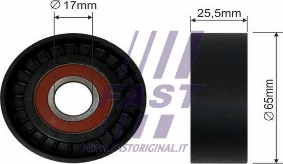 Fast FT44540 - Deflection / Guide Pulley, v-ribbed belt xparts.lv